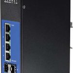 6-Port Industrial Gigabit L2 Managed DIN-Rail Switch